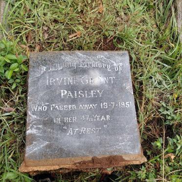PAISLEY Irvine Grant -1951