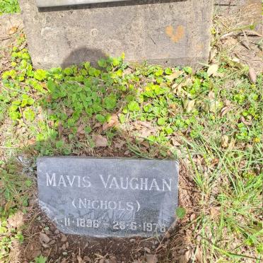 VAUGHAN Mavis nee NICHOLS 1896-1978