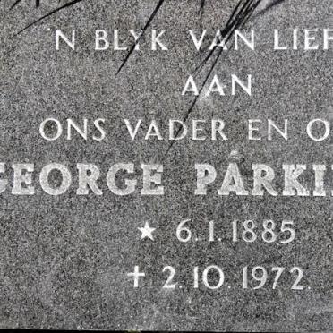 PARKINSON George 1885-1972