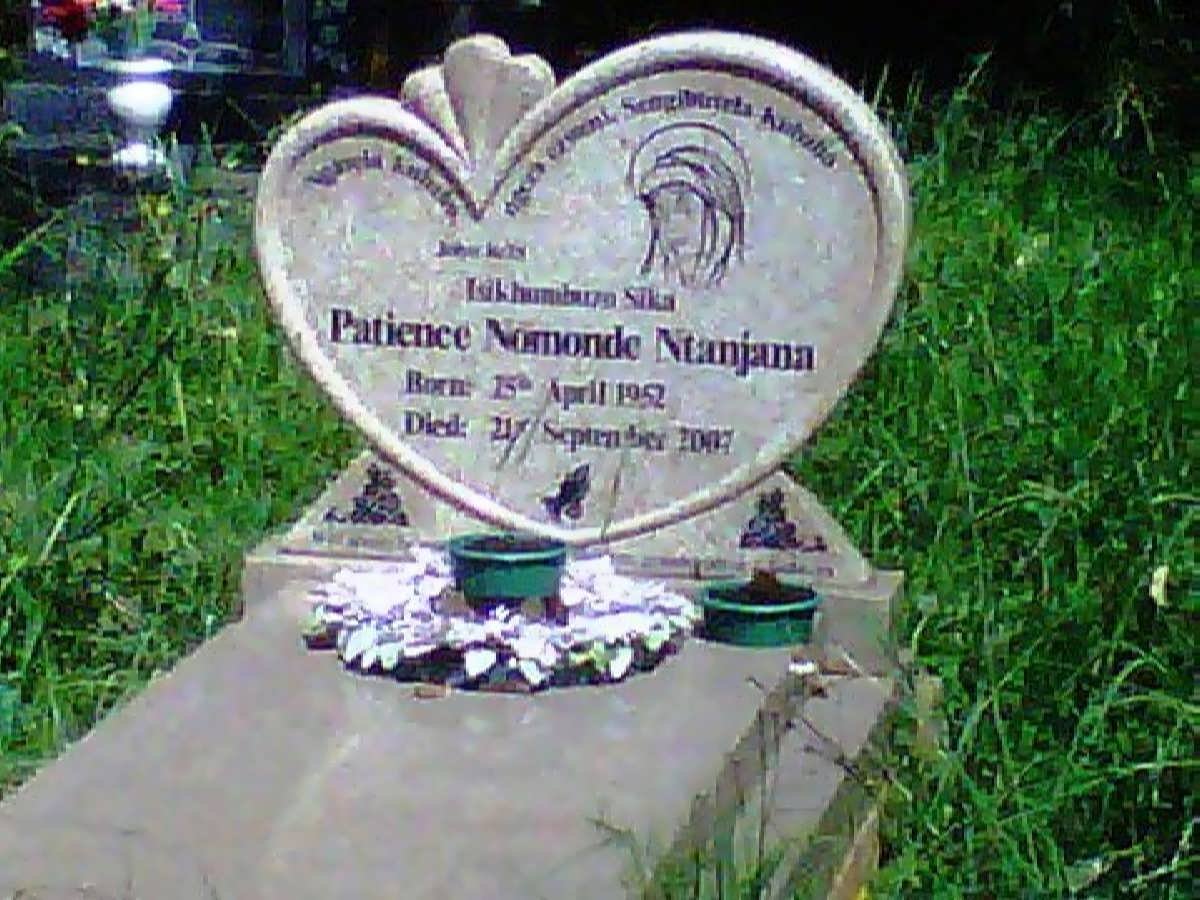 NTANMANA Patience Nomonde 1952-2007