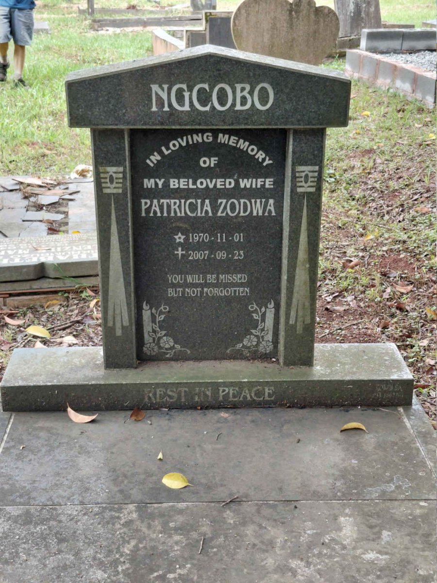NGCOBO Patricia Zodwa 1970-2007