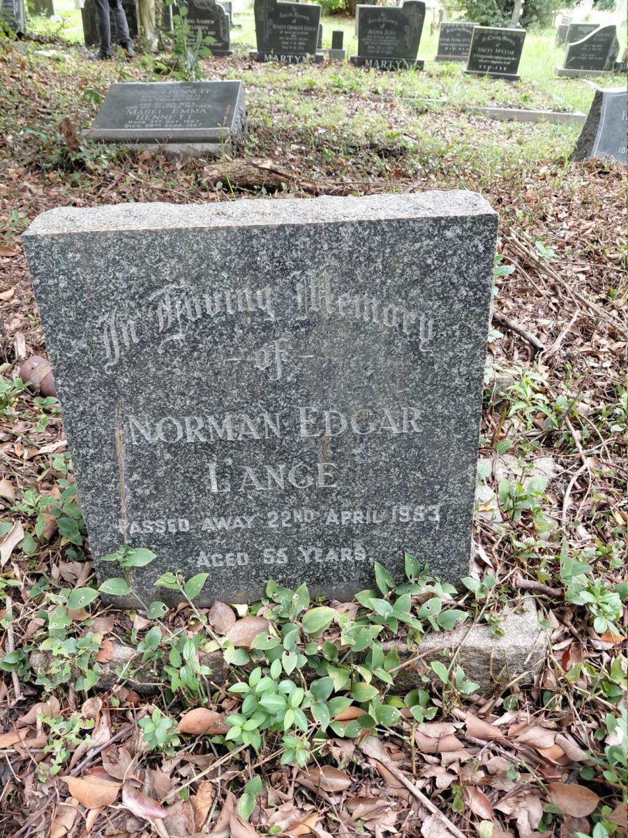 LANGE Norman Edgar -1953