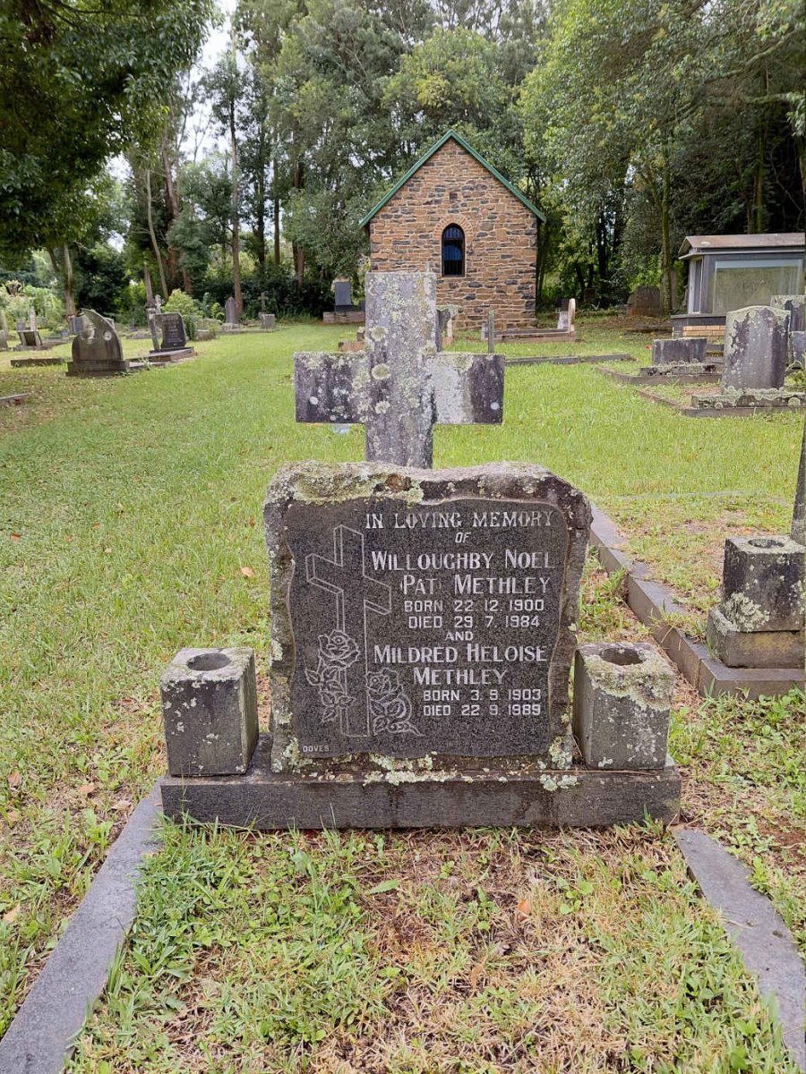METHLEY Willoughby Noel 1900-1984 & Mildred Heloise 1903-1989
