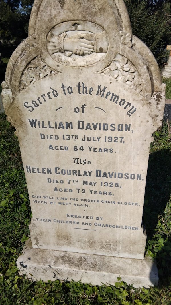 DAVIDSON William -1927 & Helen Courlay -1928