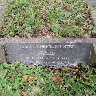 WARD Annis Florence 1892-1953
