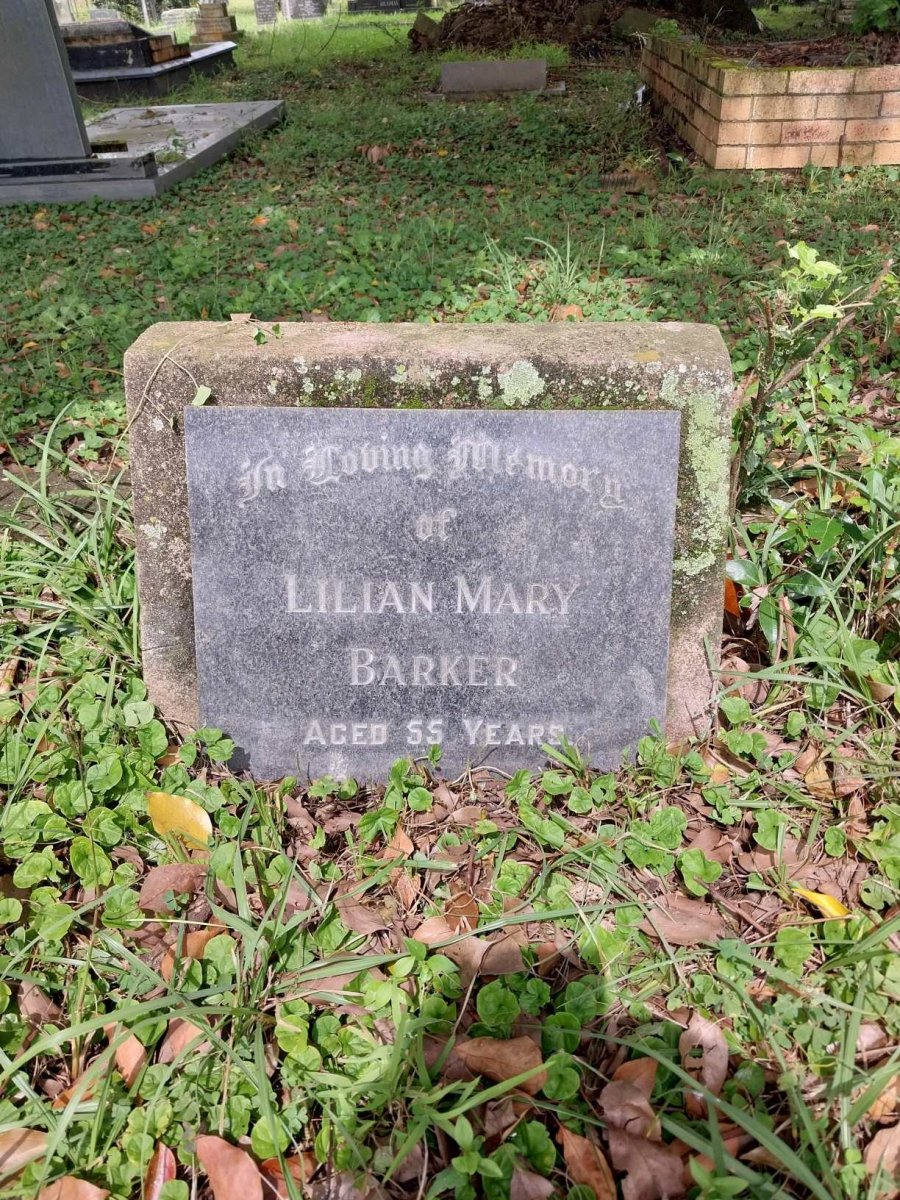 BARKER Lilian Mary