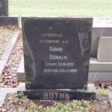BOTHA David Schalk 1932-1991