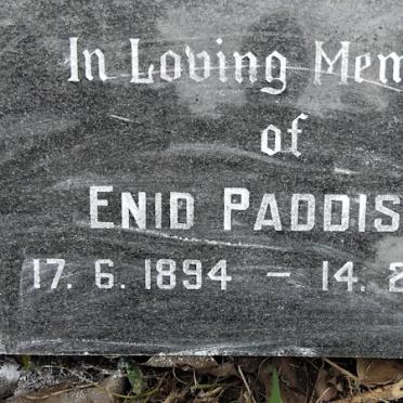 PADDISON Enid 1894-1980