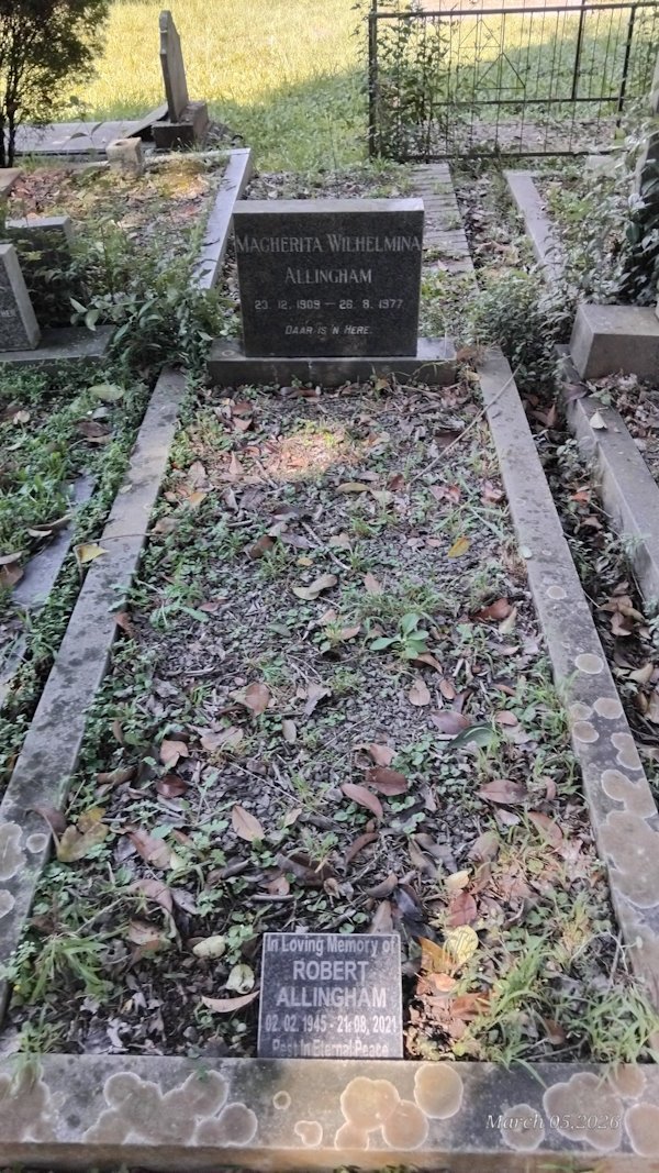 ALLINGHAM Magherita Wilhelmina 1909-1977 :: ALLINGHAM Robert 1945-2021_1