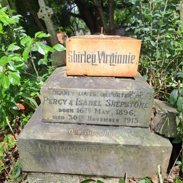 SHEPSTONE Shirley Virginnie 1896-1915