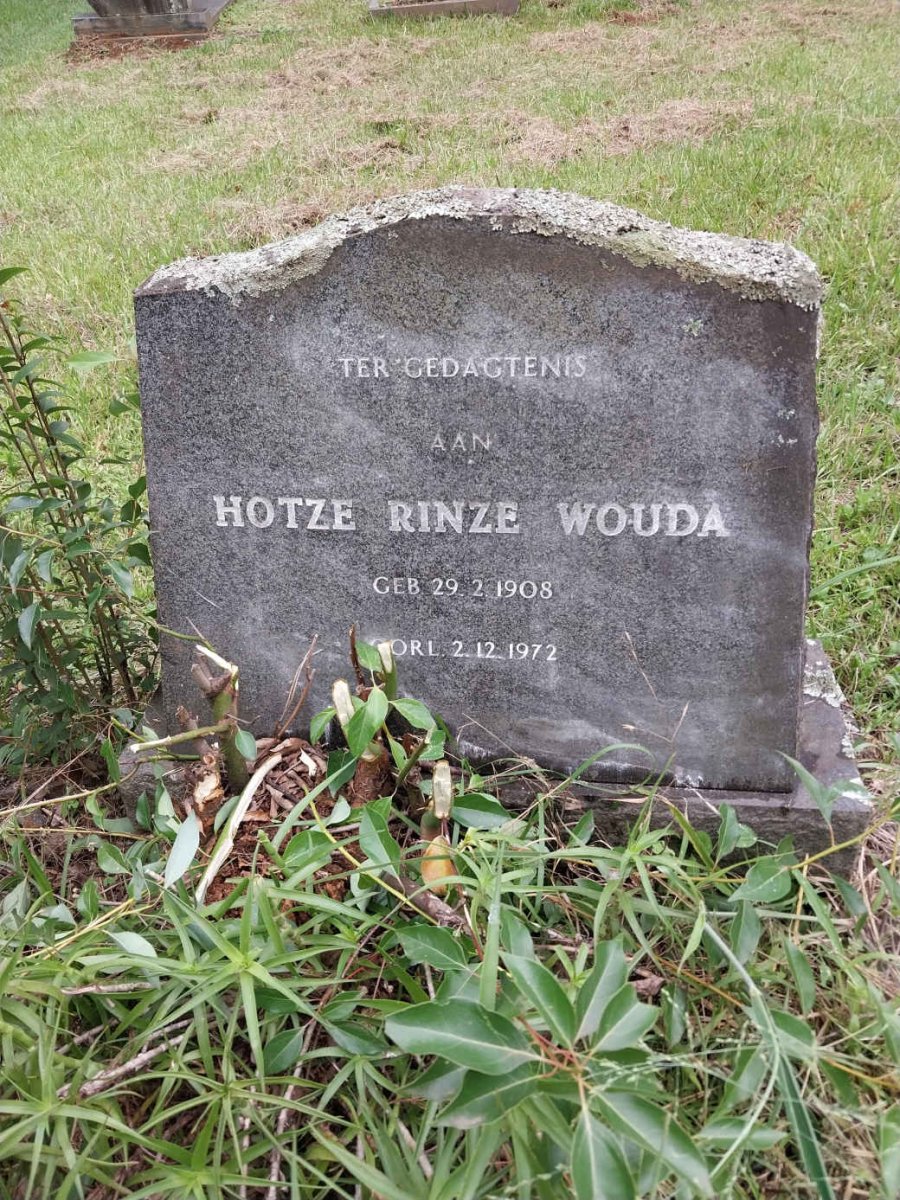 WOUDA Hotze Rinze 1908-1972