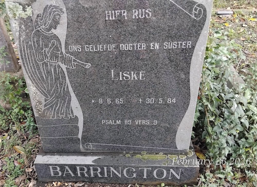 BARRINGTON Liske 1965-1984