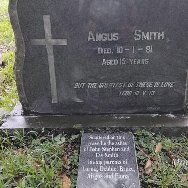 SMITH Angus -1981 :: SMITH John Stephen :: SMITH Fay