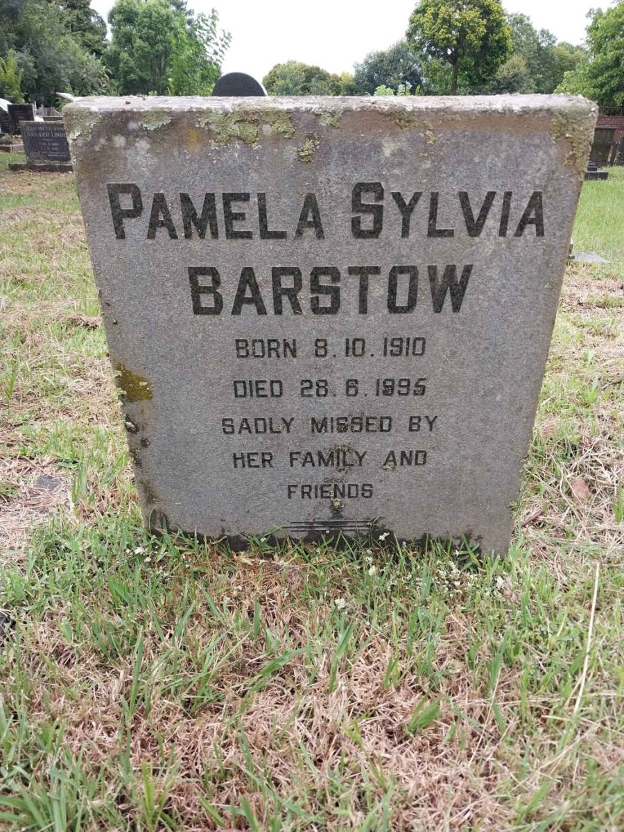 BARSTOW Pamela Sylvia 1910-1995