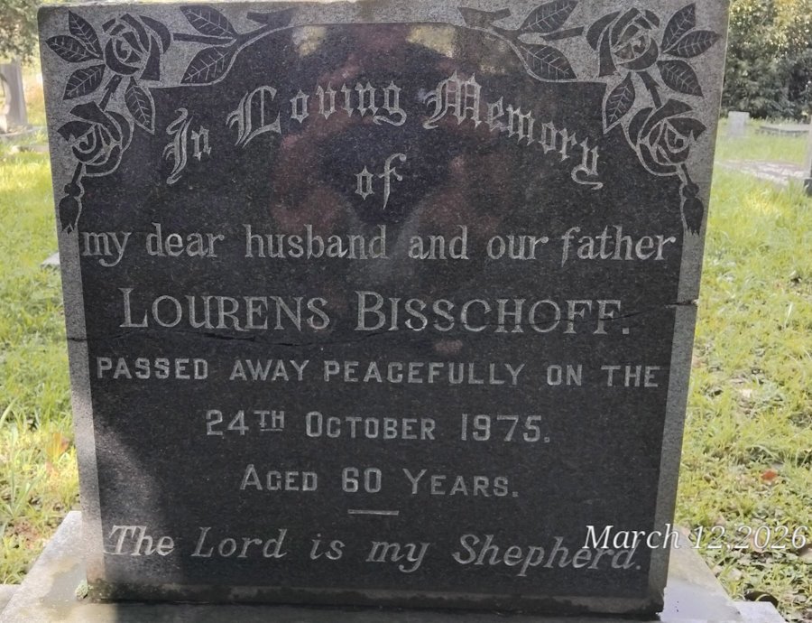BISSCHOFF Lourens -1975