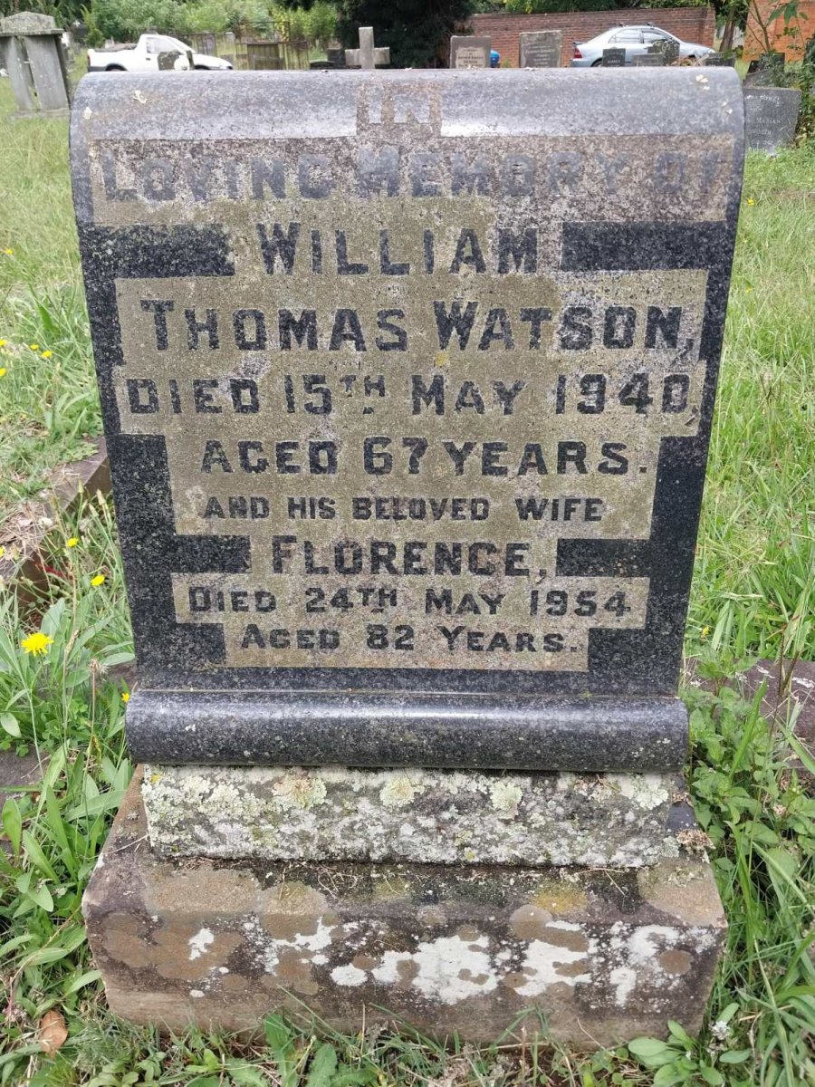 WATSON William Thomas -1940 & Florence -1954 :: QUAIFE Florence Gertrude nee WATSON 1899-1984 :: WATSON Hilda 1905-1984_3