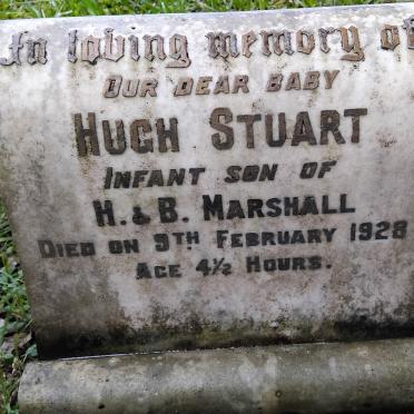 MARSHALL Hugh Stuart -1928