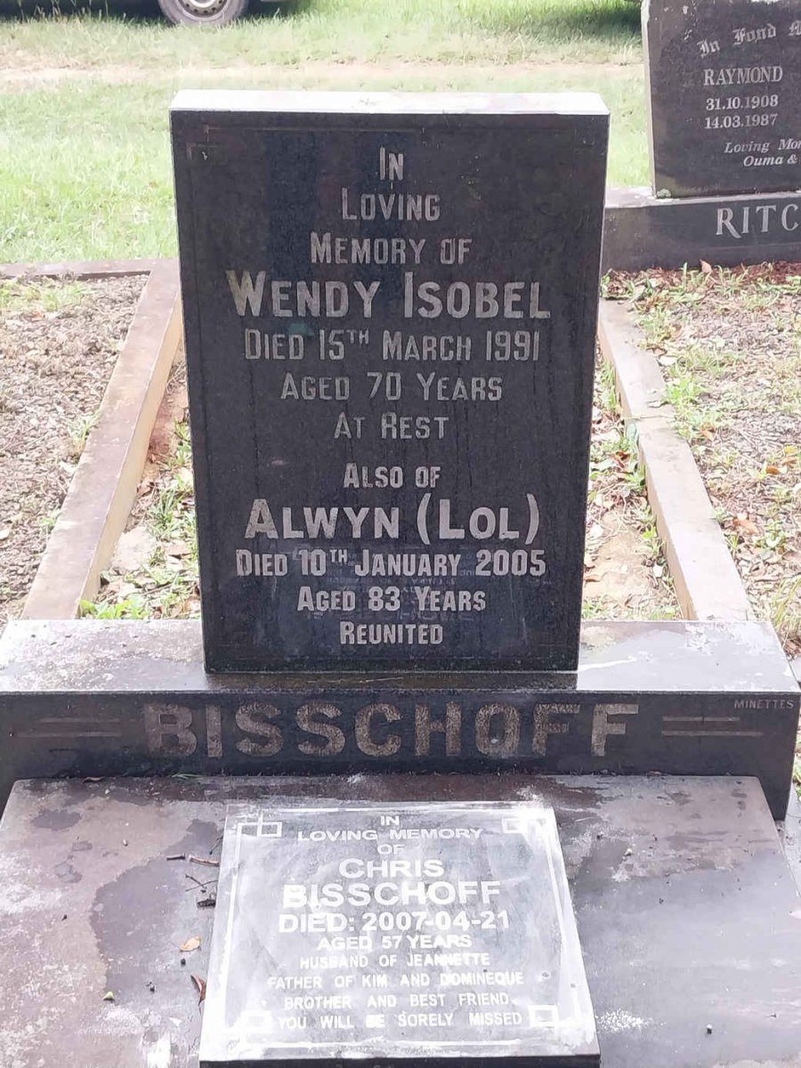 BISSCHOFF Alwyn -2005 & Wendy Isobel -1991 :: BISSCHOFF Chris -2007
