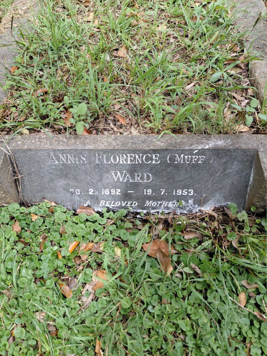 WARD Annis Florence 1892-1953