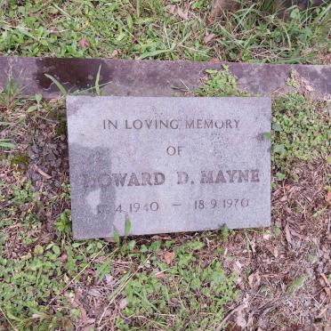 MAYNE Howard D. 1940-1970