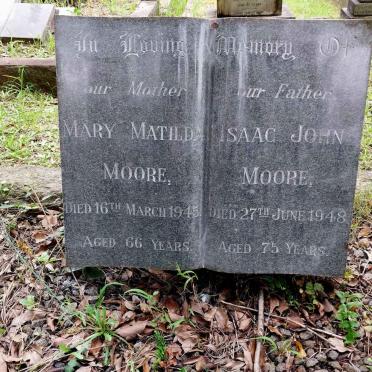 MOORE Isaac John -1948 & Mary Matilda -1945