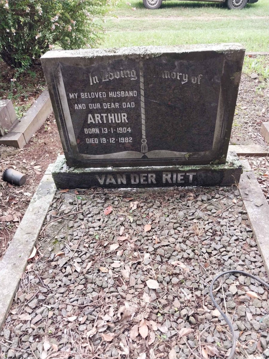 RIET Arthur, van der 1904-1982