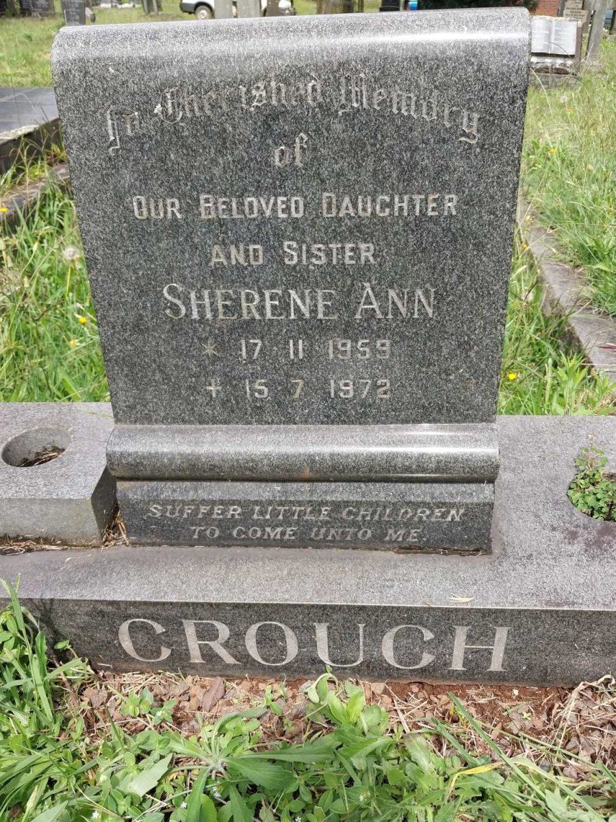 CROUCH Sherene Ann 1959-1972 