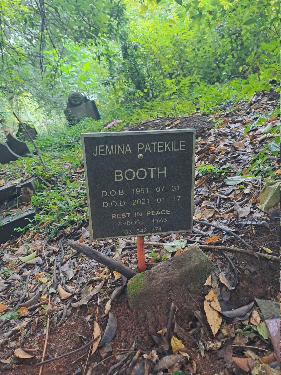 BOOTH Jemina Patekile 1951-2021