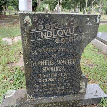 NDLOVU Alpheus Walter Spoukza 1966-2007