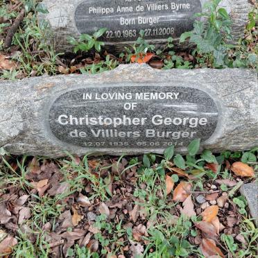 BURGER David De Villiers 1896-1952 & Catherine 1893-1979 :: BURGER Christopher George De Villiers 1935-2014 :: BYRNE Philippa Anne De Villiers nee BURGER 1963-2008_5
