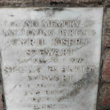 STEWART Cyril Joseph 1904-1969 & Stella Blanche 1905-1986