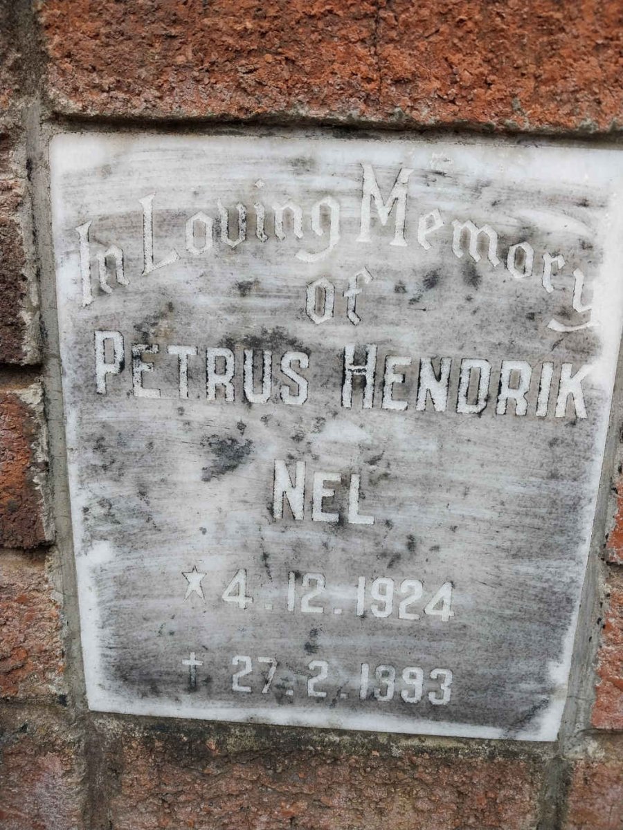 NEL Petrus Hendrik 1924-1993