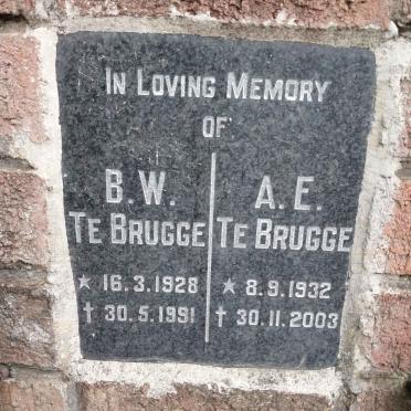 BRUGGE B.W., te 1928-1991 & A.E. 1932-2003