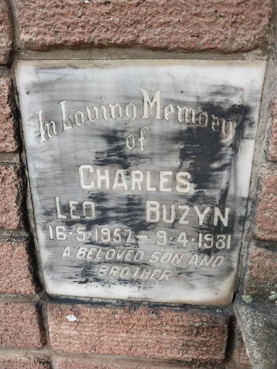 BUZYN Charles Leo 1957-1981