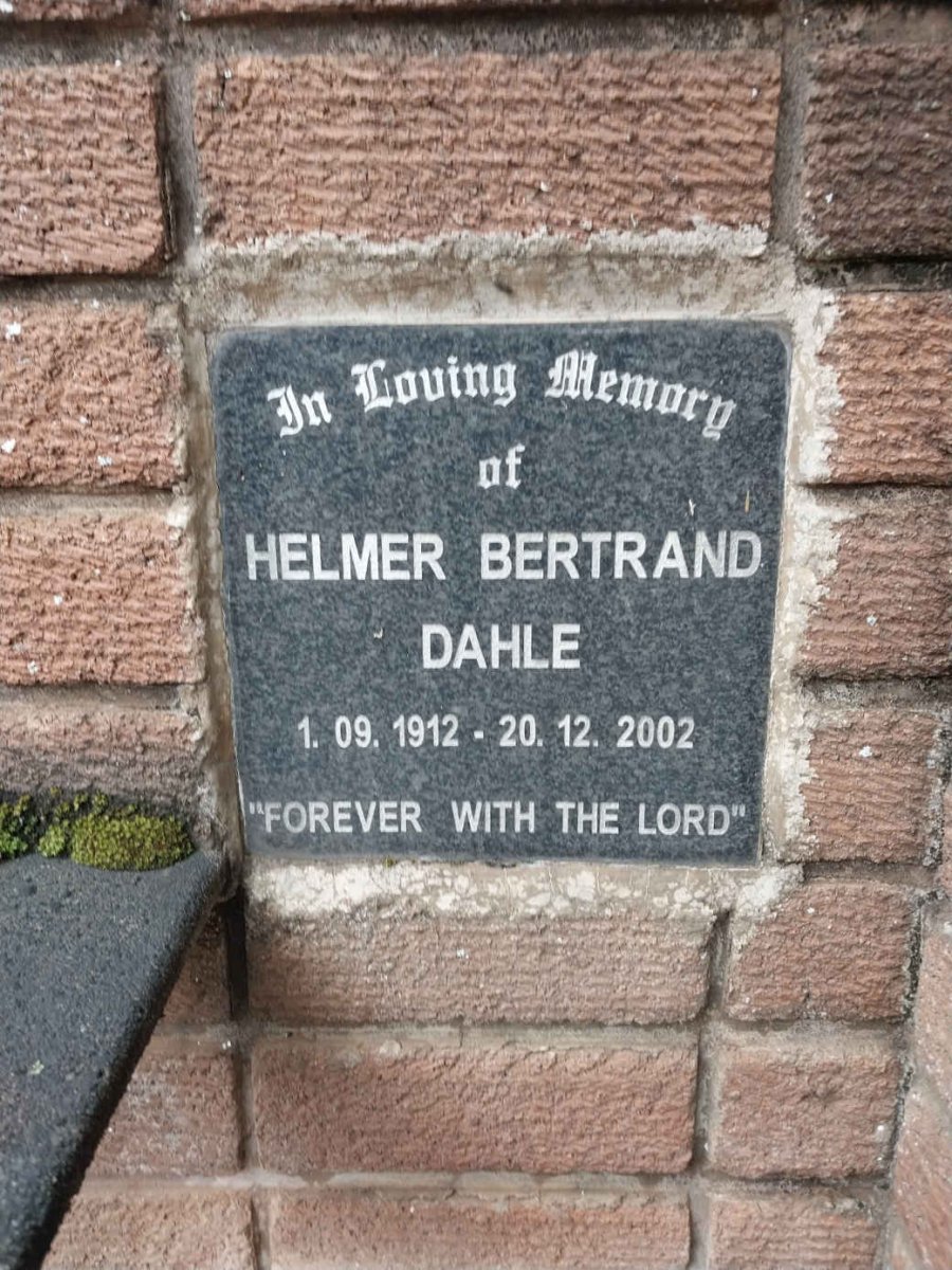 DAHLE Helmer Bertrand 1912-2002