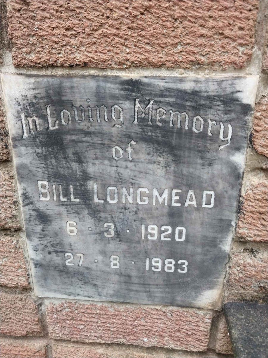 LONGMEAD Bill 1920-1983