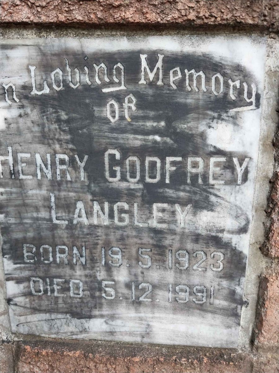 LANGLEY Henry Godfrey 1923-1991