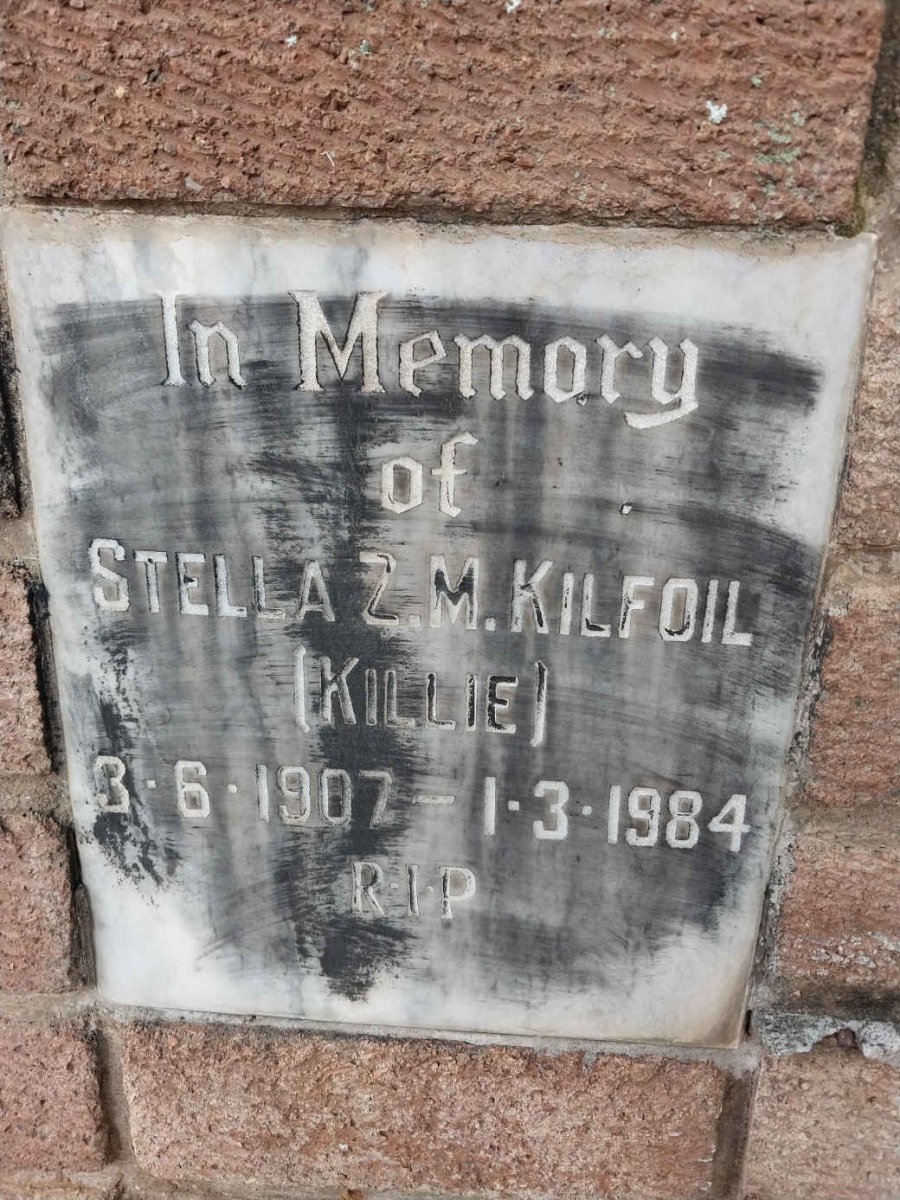 KILFOIL Stella Z.M. 1907-1984