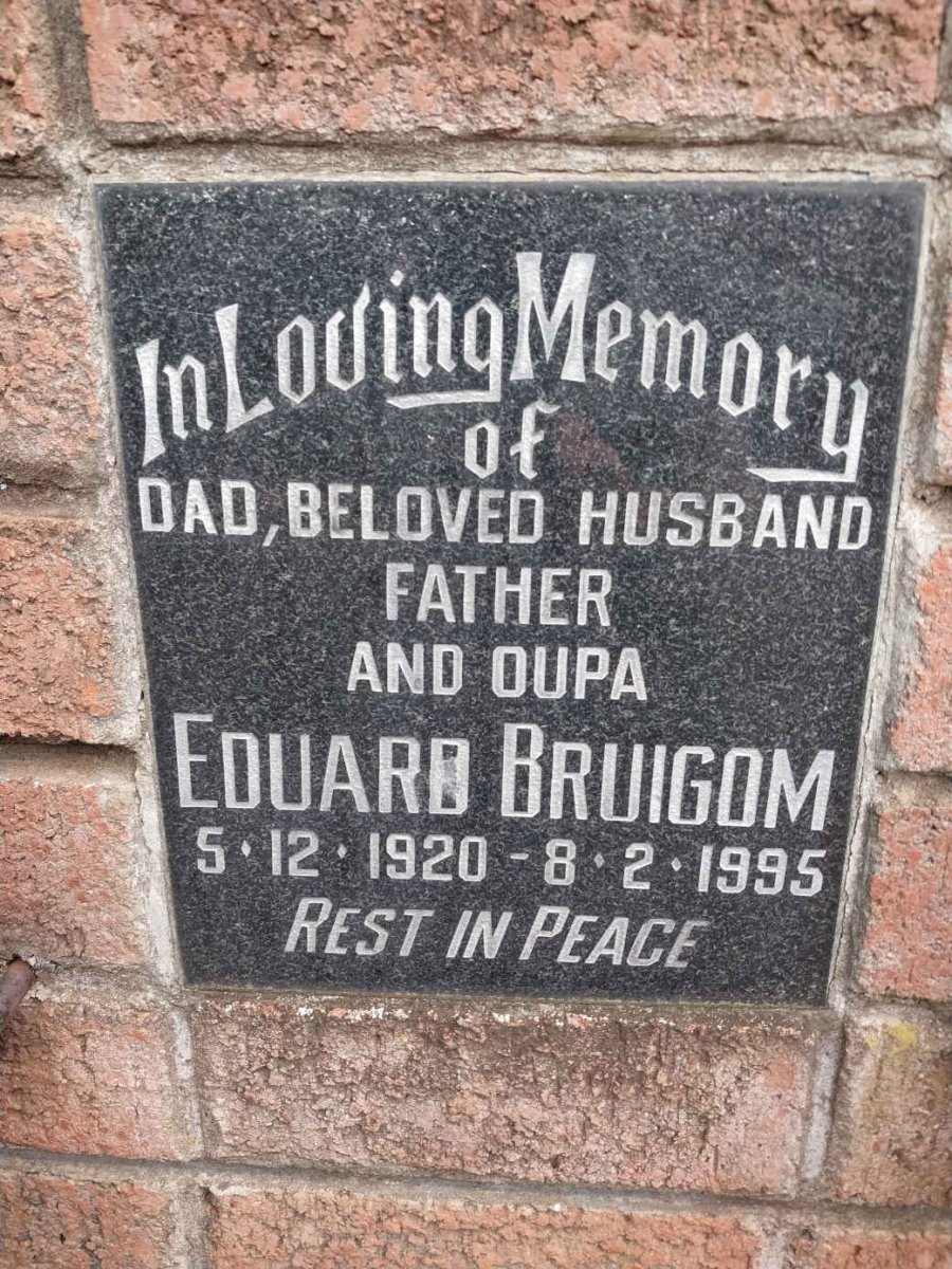 BRUIGOM Eduard 1920-1995