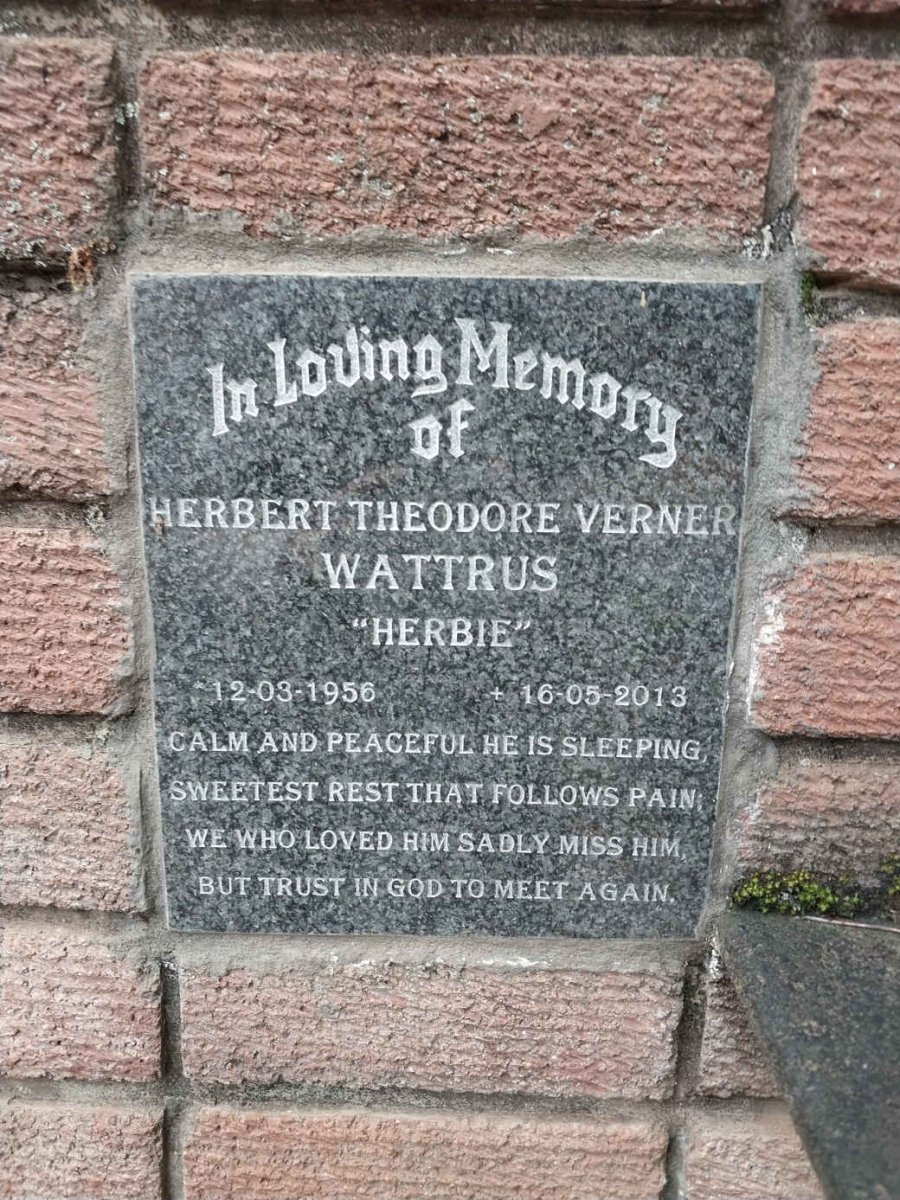 WATTRUS Herbert Theodore Verner 1956-2013