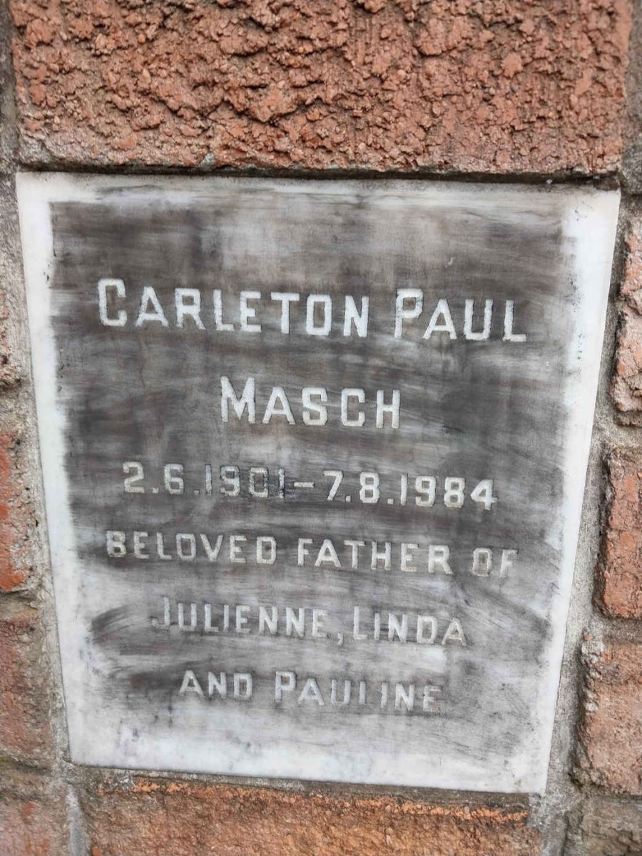 MASCH Carleton Paul 1901-1984