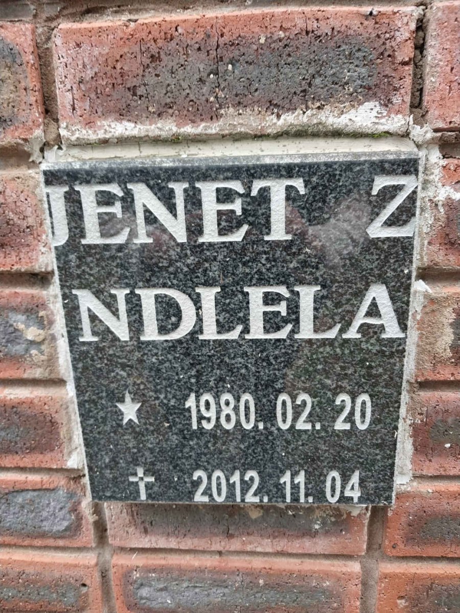 NDLELA Jenet Z. 1980-2012