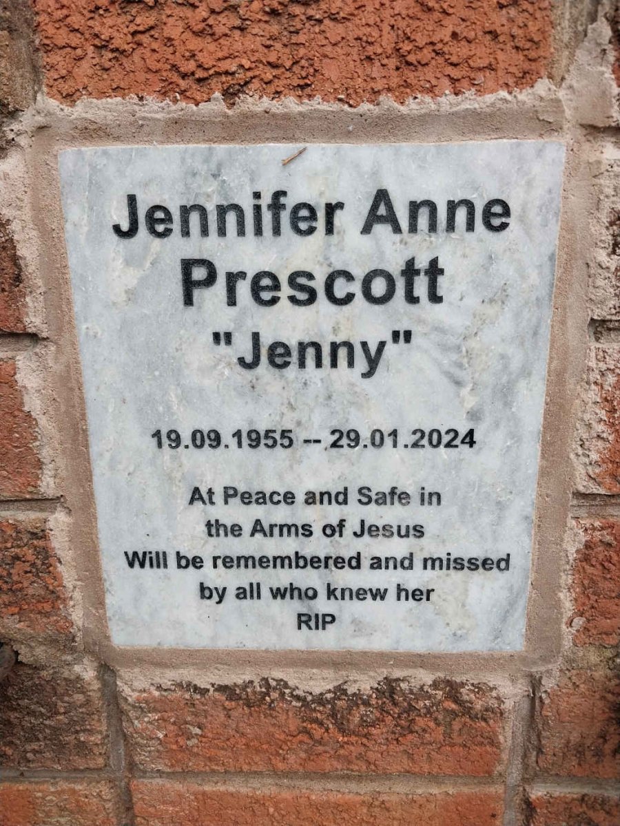 PRESCOTT Jennifer Anne 1955-2024