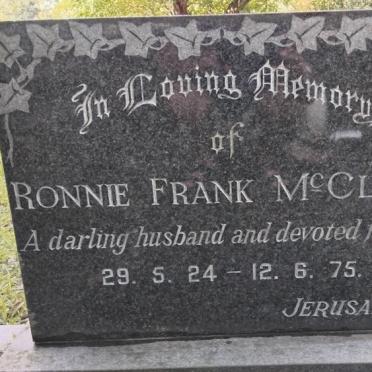 MCCLURE Ronnie Frank 1924-1975