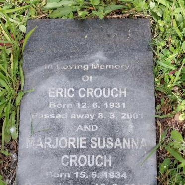 CROUCH Eric 1931-2001 :: CROUCH Marjorie Susanna 1934-2008