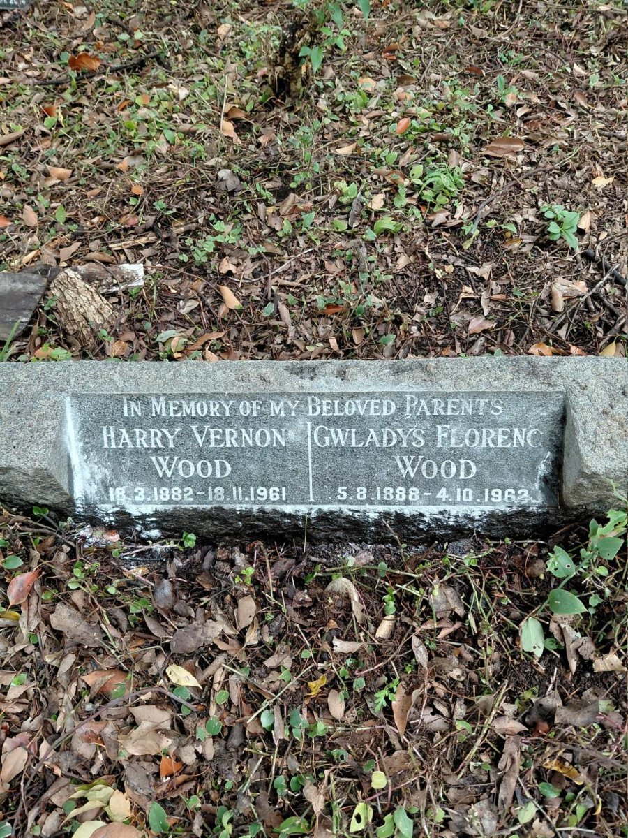 WOOD Harry Vernon 1882-1961 & Gwladys Florenc 1888-1962