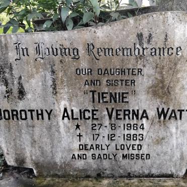 WATTRUS Dorothy Alice Verna 1964-1983