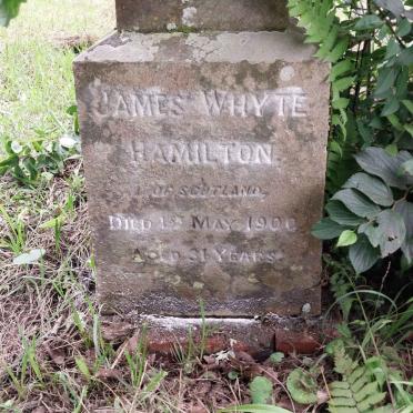 HAMILTON James Whyte -1900