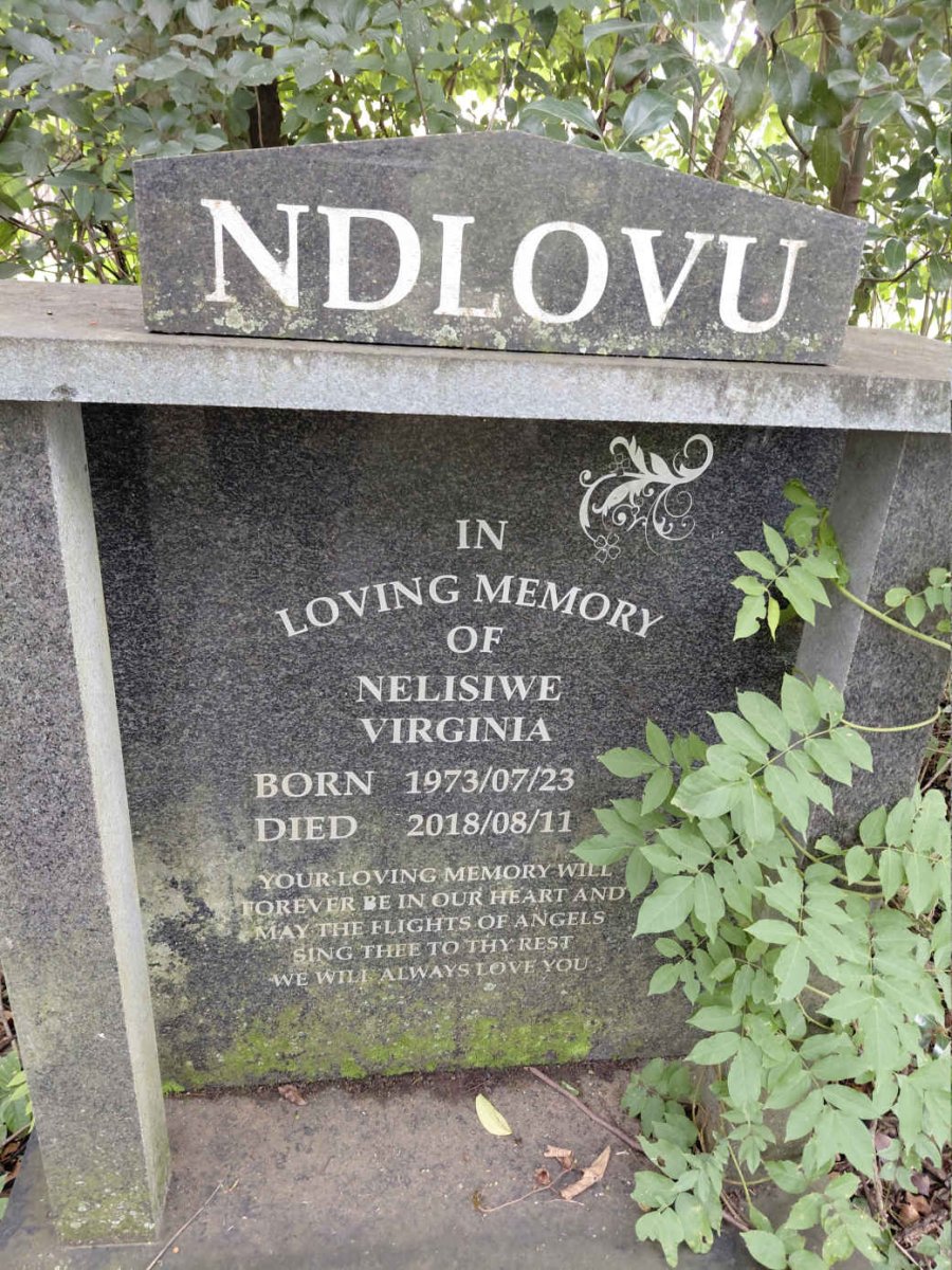 NDLOVU Nelisiwe Virginia 1973-2018