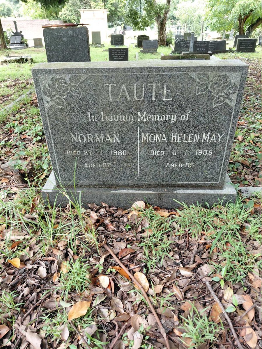 TAUTE Norman -1980 & Mona Helen May -1985